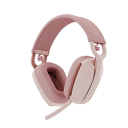 Logitech Zone Vibe 100 wireless headphones-ROSE M/N:A00167-BT-N/A-EMEA-914-STANDALONE