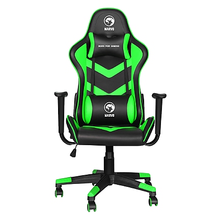 Marvo геймърски стол Gaming Chair CH-106 v2 Black/Green