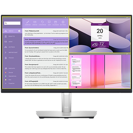 Dell P2223HC Monitor LED, 21.5", FHD (1920x1080), 16:9 60Hz, IPS AG, ComfortView Plus, 250 cd/m2, 1000:1, 178/178, 14ms/5ms, 1xHDMI, DP, 1x USB-C, 4 x USB 3.2 Gen 1, Height, Pivot, Swivel, Tilt, 3Y