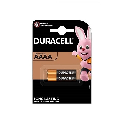 Алкална батерия  1.5V AAAA LR61- 2бр. в опаковка DURACELL