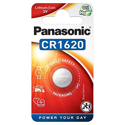 Бутонна батерия литиева PANASONIC CR-1620 3 V