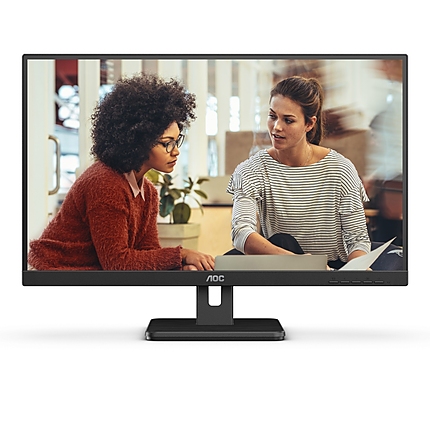 AOC 24E3UM 23.8" VA WLED, 1920x1080@75Hz, 4ms,  300cd m/2, 3000:1, AdaptiveSync, FlickerFree, Low Blue Light, 2Wx2, Tilt, D-SUB, HDMI, DP, USB hub