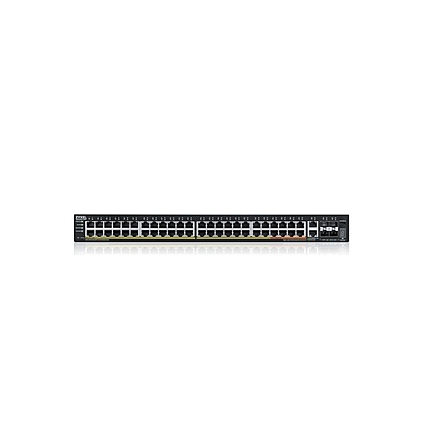 ZyXEL XGS2220-54FP, L3 Access Switch, 960W PoE, 40xPoE+/10xPoE++, 48x1G RJ45 2x10mG RJ45, 4x10G SFP+ Uplink, incl. 1 yr NebulaFlex Pro