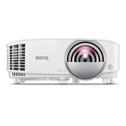 Видеопроектор BenQ MX808STH, DLP, XGA, 3600 ANSI, 20 000:1, Късофокусен, бял