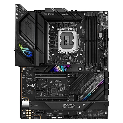 Дънна платка ASUS ROG STRIX B760-F GAMING WIFI, LGA 1700 ATX, 4x DDR5, PCIe 5.0,  WiFi 6E, 3x M.2, Aura Sync RGB