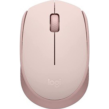 Безжична оптична мишка LOGITECH M171, USB, Розов