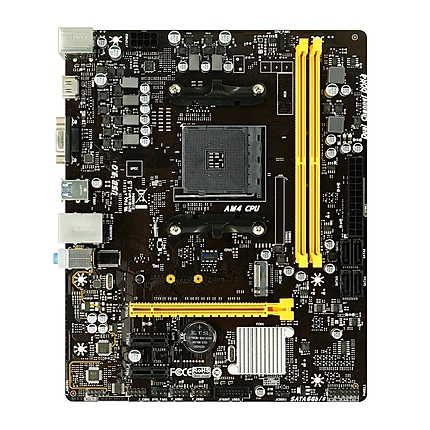 Дънна платка BIOSTAR B450MH, Socket AM4, 2xDDR4, HDMI, VGA, 4xSATA, 1xM.2