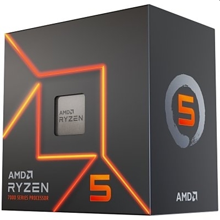 AMD Ryzen 5 7600 6C/12T (3.8GHz / 5.1GHz Boost, 38MB, 65W, AM5)