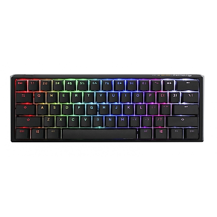 Геймърска механична клавиатура Ducky One 3 Classic Mini 60% Hotswap Cherry MX Black, RGB, PBT Keycaps