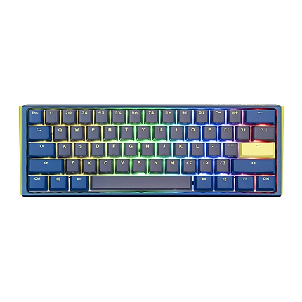 Геймърска механична клавиатура Ducky One 3 DayBreak 60% Hotswap Cherry MX Silver RGB, PBT Keycaps