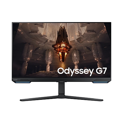 Samsung 32BG700 32" Odyssey G7 Smart, IPS, 144 Hz, 1 ms GTG, 3840x2160, 350 cd/m2, 1000:1 Contrast, HDR 400, Eye Saver, Flicker Free, AMD FreeSync Premium Pro, DP 1.4, 2xHDMI 2.1, 2xUSB 3.0, Wi-Fi 5, Bluetooth 5.2, Speakers, Tizen, Black