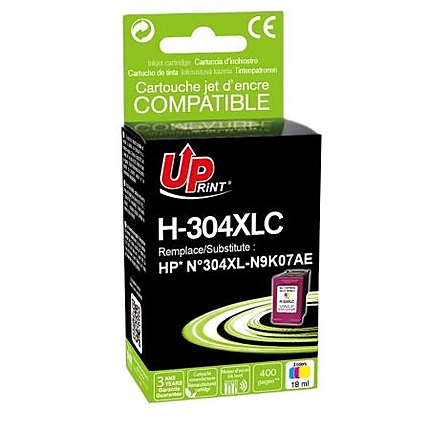 Мастилница UPRINT HP 304XL, HP DJ 2620/2630/ 3750/ 3760/ 3762, 400 копия, Color