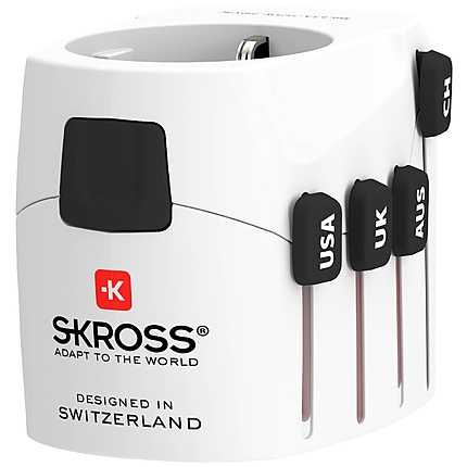 Адаптер SKROSS Pro World 1103180, USB, Бял