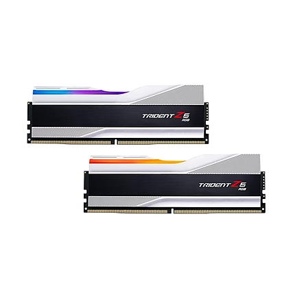 Памет G.SKILL Trident Z5 RGB White 64GB(2x32GB) DDR5 PC5-48000 6400MHz CL32 F5-6400J3239G32GX2-TZ5RS