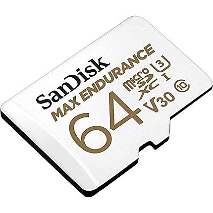 Карта памет SANDISK High Endurance micro SDHC UHS-I, A1, SD Адаптер, 64GB, Class 10, 100Mb/s