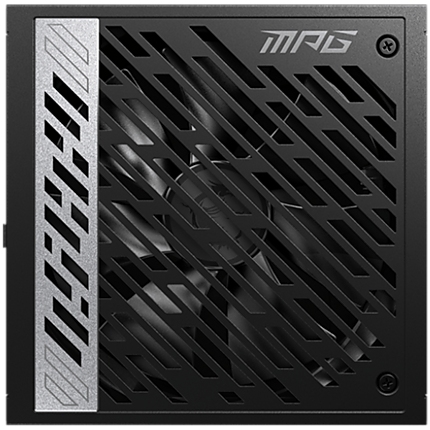 MSI MPG A850G PCIE5, 850W, 80 Plus Gold(Up to 90% Efficiency), ATX Form Factor, 100~240 Vac Input Voltage, 50Hz ~ 60Hz Input Frequency, 135 mm Fan, 150 x 150 x 86mm, Active PFC, OCP / OVP / OPP / OTP / SCP / UVP Protections, 10 Y