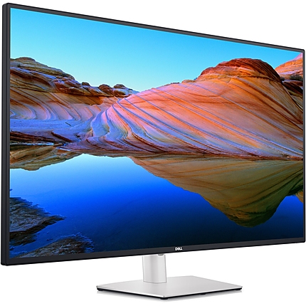 Dell U4323QE, 42.5" 4K UltraSharp AG, IPS, 5ms, 1000:1, 350 cd/m2, (3840x2160), 100% sRGB, 98% DCI-P3, HDMI, DP, USB-C Hub, USB 3.2, RJ-45, dual 8W speakers, ComfortView, Audio line-out, Height Adjustable, Pivot, Swivel, Tilt, Black