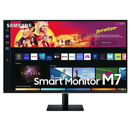 Samsung 32BM700, 32" VA LED, SMART, 60 Hz, 4 ms GTG, 3840x2160, 300 cd/m2, 3000:1, HDR 10, Eye Saver, Flicker Free, Auto Source Switch+, USB-C, 3xUSB 2.0, 2xHDMI 2.0, Wi-Fi 5.2, Bluetooth 5, Speakers, 178°/178°, Black