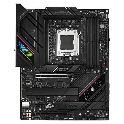 Дънна платка ASUS ROG STRIX B650E-F GAMING WIFI 6E socket AM5, 4xDDR5, Aura Sync, PCIe 5.0