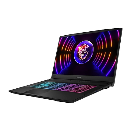 MSI Katana 17 B12VFK, i7-12650H (10C/16T, 24 MB, up to 4.70 GHz), 17.3" FHD (1920x1080) 144Hz, RTX 4060 GDDR6 8GB, 16GB DDR5 (8GBx2), 512GB NVMe PCIe SSD Gen4x4, 2x M.2, KBD 1.7mm 99 key 4 zone RGB, Cooler Boost 5, 3-Cell 53.5 Whr, Win 11 Home, 2.6 kg, 2