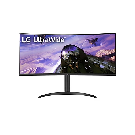 LG 34WP65CP-B, 34" UltraWide AG, Curved VA, 5ms, 1ms MBR, CR 3000:1, 300 cd/m2, 21:9, QHD 3440x1440, HDR10, AMD FreeSync, sRGB 99%, 160Hz, HDMI, DisplayPort, Speaker Maxx Audio 7Wx2, Tilt, Height Adjustable, Headphone Out, Black