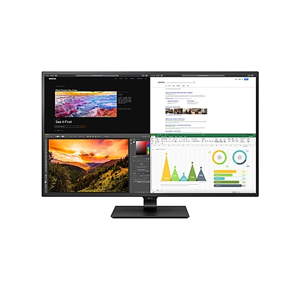 LG 43UN700P-B, 42.50" IPS Panel Anti-Glare, 400 cd/m2, 3840x2160, 8ms, HDR 10, 4x HDMI, DisplayPort, USB-C, USB 3.0, Speacers 10W x 2, Headphone out, Tilt, PIP, 4 PBP, Black