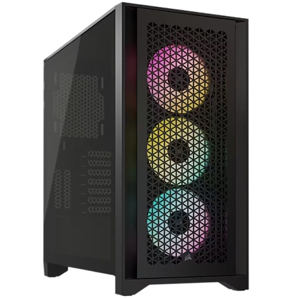 Corsair iCUE 4000D RGB Airflow Mid-Tower, Black, EAN: 0840006694304