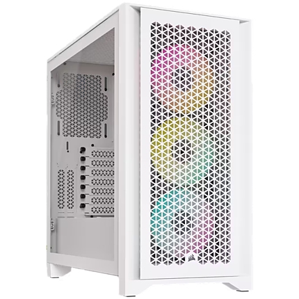 Corsair iCUE 4000D RGB Airflow Mid-Tower, True White, EAN: 0840006694328