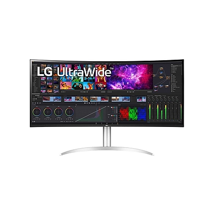 LG 40WP95CP-W, 39.7" 21:9 Curved UltraWide 5K2K Nano IPS AG, 5ms, 300 cd/m2, 1000:1, Mega DFC, 5120x2160, DCI-P3 98%, HDR 10, AMD FreeSync, USB 3.0, Thunderbolt 4, USB Type-C, HDMI, DisplayPort, 2x5W, PBP, Tilt, Height, Swivel, Tiltan