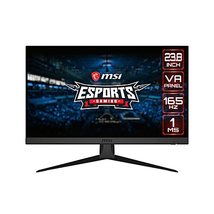 MSI Optix G243, 23.8", VA, 1ms, 165Hz, FHD 1920x1080, FLAT, AG, FreeSync Premium, Night Vision, HDMI CEC, 350 cd/m2, Contrast 3000:1, DCR 100M:1, 2x HDMI, DP, Tilt, VESA 100, Frameless, 9S6-3BA41T-044