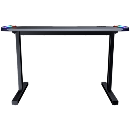 COUGAR DEIMUS 120 Gaming Desk, Dual-sided RGB Lighting Effects, Medium Density Fiberboard, 1220x605(mm), USB 3.0 x2, USB 3.0 Type-C x1, RGB button