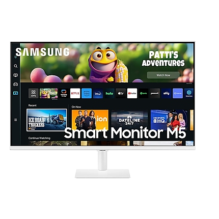 Samsung LS27BM501, 27" VA LED, SMART, 60Hz, 4ms GTG, 1920x1080, 250 cd/m2, 2xUSB 2.0, 2xHDMI 1.4, Wi-Fi 5, Bluetooth 4.2, Speakers, White