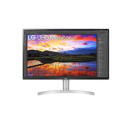 LG 32UN650P-W, 31.5" UltraFine UHD LED AG, IPS, DCI-P3 95%, 5ms, 350 cd/m2, 1000:1, 3840x2160, HDR 10, HDMI, DisplayPort, Radeon FreeSync, Dynamic Action Sync, Headphone out, Height, Pivot, Tilt, PIP, Speaker, Black