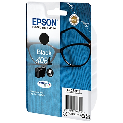 Epson 408L Spectacles DURABrite Ultra Single Black Ink