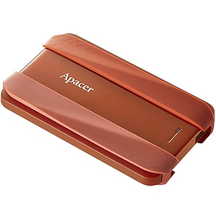 Apacer AC533, 1TB 2.5" SATA HDD USB 3.2 Portable Hard Drive Plastic / Rubber Garnet red