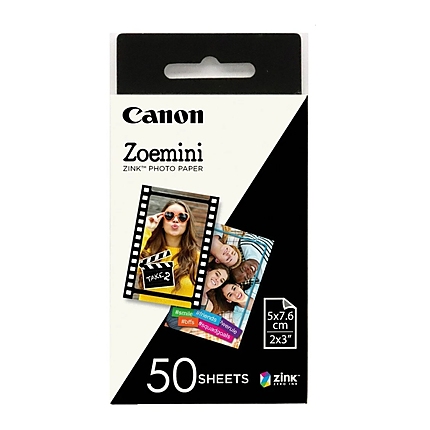 Canon Zink Paper ZP-203050S 50 Sheets for Zoemini Portable Printer