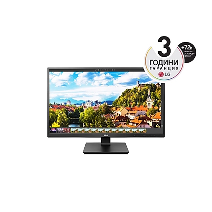 LG 24BK55YP-B, 24" IPS LED AG, 5ms GTG, 1000:1, 5000000 : 1 DFC, 250cd/m2, Full HD 1920x1080, D-Sub, DVI, Display Port, HDMI, USB 2.0, Speaker 1.2W x 2, Tilt, Height, Swivel, Pivot, PC Audio In, Headphone aut, Black