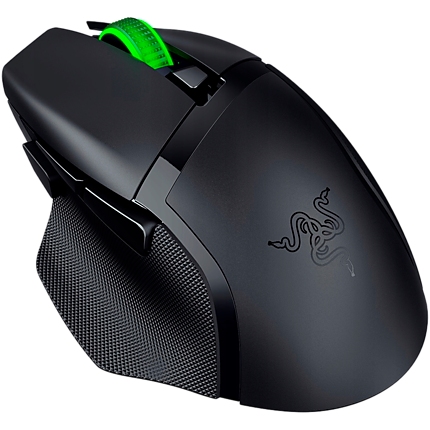 Razer Basilisk V3 X HyperSpeed, wireless gaming mouse with Bluetooth connection, Razer Chroma RGB, Razer 5G Advanced 18K DPI Optical Sensor, 18000 DPI, Mechanical Mouse Switches Gen-2, 100% PTFE feet, 110 g