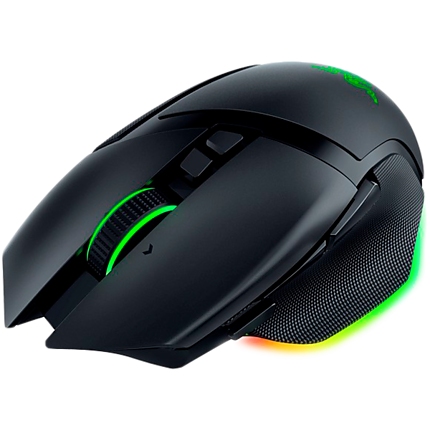 Razer Basilisk V3 Pro - Ergonomic Wireless Gaming Mouse, Razer HyperSpeed Wireless, Bluetooth, Speedflex Cable USB Type C, Razer Chroma RGB, Focus Pro 30K Optical Sensor, 30000DPI,  Optical Mouse Switches Gen-3, 4-way Razer HyperScroll tilt wheel