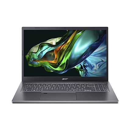 Acer Aspire 5, A515-58M-56WA, Intel Core i5-1335U (1.3GHz up to 4.60GHz, 12MB), 15.6" FHD IPS SlimBezel, 16 GB DDR5, 512GB PCIe NVMe SSD, Intel Iris Xe Graphics, Wifi 802.11AX, BT, HD Cam, KB Backlight, Fingerprint reader, Linux, Gray