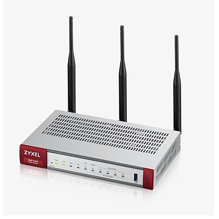 ZyXEL USG FLEX Series, 10/100/1000, 1*WAN, 4*LAN/DMZ ports, WiFi 6 AX1800, 1*USB (device only)