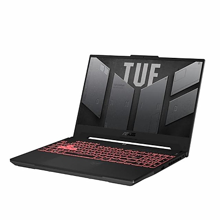 Лаптоп Asus TUF A15 FA507RM-HN082, 15.6" FHD IPS AG 144Hz, AMD Ryzen 7 6800H ,16GB DDR5, NVME 512GB M.2 SSD, RTX 3060 6GB GDDR6, Wi-Fi 6, NO OS, Black