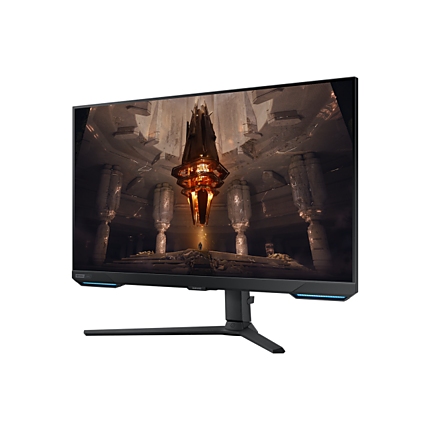 Монитор Samsung Odyssey G7 G70B 32 inch, IPS UHD 3840x2160, 144Hz, 1 ms, HDR 400, G-Sync Compatible, DisplayPort, HDMI, Черен