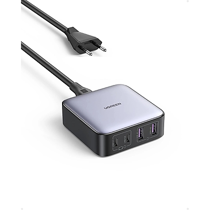 Ugreen универсално зарядно за стена Charger Wall 65W GaN Nexode CD327, 2 x USB-A, 2 x Type-C - 90747