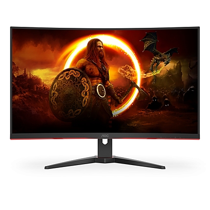 AOC CQ32G2SE/BK, 31.5", Curved 1500R, VA, WLED, 2560x1440@165Hz, 4ms GtG, 1ms MPRT, 250cd m/2, 3000:1, DCR 80M:1, Adaptive Sync, FlickerFree, Low Blue Light, 5Wx2, Tilt, 2xHDMI, DP