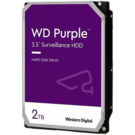 HDD AV WD Purple (3.5'', 2TB, 256MB, 5400 RPM, SATA 6 Gb/s)