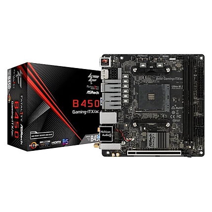 Дънна платка ASROCK Fatal1ty B450 Gaming-ITX/ac, socket AM4