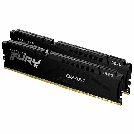 Памет Kingston FURY Beast Black 32GB(2x16GB) DDR5 5600MHz CL36 KF556C36BBEK2-32