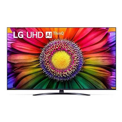 LG 50UR81003LJ, 50" 4K UltraHD TV 4K (3840 x 2160), DVB-T2/C/S2, webOS 23 Smart TV, ThinQ AI, a5 AI Processor 4K Gen6, WiFi, HDR10 pro, HLG, ALLM/HGiG, 4K Upscaling, AI Sound, Voice Controll, AirPlay, HDMI eARC,Quick Card, CI, LAN, USB, Bluetooth, Cresce