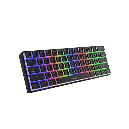 Genesis Mechanical  Gaming Keyboard Thor 660 Wireless RGB Backlight BLACK GATERON BROWN